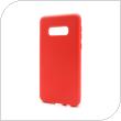 Liquid Silicon inos Samsung G970F Galaxy S10e L-Cover Hot Red