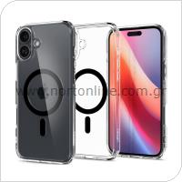 Θήκη TPU & PC Spigen Ultra Hybrid Mag Magsafe Apple iPhone 16 Plus Μαύρο