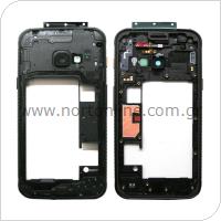 Middle Plate Samsung G398F Galaxy Xcover 4s Black (Original)