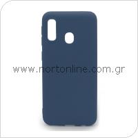 Soft TPU inos Samsung A202F Galaxy A20e S-Cover Blue