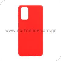 Θήκη Soft TPU inos Samsung A326B Galaxy A32 5G S-Cover Κόκκινο