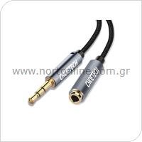 Extend Audio Aux Cable Choetech AUX001 Male 3.5mm/ Female 3.5mm 2m Black