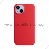 Silicon Case with MagSafe Apple MPRW3 iPhone 14 Red