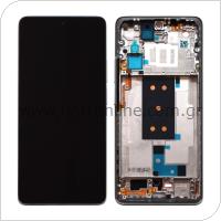 LCD with Touch Screen & Middle Plate Xiaomi 11T 5G Silver (Original)