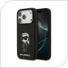 Θήκη Σιλικόνης Karl Lagerfeld Apple iPhone 17 Pro Max Sketch & Logo Karl Μαύρο