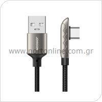USB 2.0 Cable Joyroom S-1230K3 USB A to USB C Braided 1.2m Black