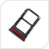 Βάση Κάρτας Sim Xiaomi Mi 10 Lite 5G Μαύρο (OEM)