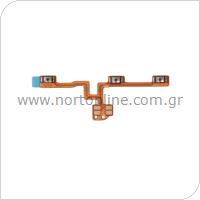 On/Off Flex Cable Xiaomi Redmi Note 9 Pro with Volume Control (OEM)