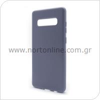 Liquid Silicon inos Samsung G973F Galaxy S10 L-Cover Blueberry