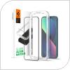 Tempered Glass Full Face Spigen Glas.tR Align Master FC Apple iPhone 13/ 13 Pro/ 14 Μαύρο