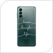 Θήκη TPU inos Samsung A047F Galaxy A04s/ A136U Galaxy A13 5G Art Theme Love-Laugh-Life