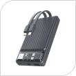 Power Bank Devia EA174 22.5W 10000mAh with 2 Built-in Cables Extreme Deep Grey (Easter24)