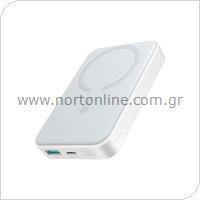 Power Bank Joyroom JR-W020 Magnetic MagSafe Mini PD 20W 10000mAh White