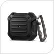 Silicon Case Spigen Tough Armor Apple AirPods 3 with Hook Black