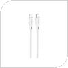USB 2.0 Cable Foneng XS11 Braided USB C to Lightning PD 30W 1m White