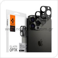Tempered Glass Full Face Spigen Glas.tR Optik για Τζαμάκι Κάμερας Apple iPhone 13 Pro/ 13 Pro Max Γκρι (2 τεμ.)