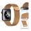 Λουράκι Ahastyle WG42 Magnetic Stainless Steel Apple Watch (38/ 40/ 41mm) Ροζ-Χρυσό