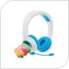 Ασύρματα Ακουστικά Κεφαλής BuddyPhones School+ για Παιδιά Μπλε