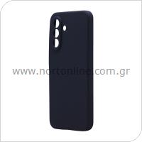 Θήκη Liquid Silicon inos Samsung A566B Galaxy A56 5G Velvet Σκούρο Μπλε