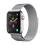 Strap Devia Milanese Loop Apple Watch (42/ 44/ 45/ 49mm) Elegant Silver
