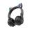 Wireless Stereo Headphones Borofone BO18 Cat Ear Black