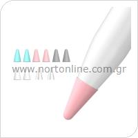 Silicone Tip Cover Dux Ducis for Apple Pencil (Mix Colors) (10 pcs)