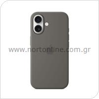 Silicon Case with MagSafe Apple MYY33 iPhone 16 Stone Gray