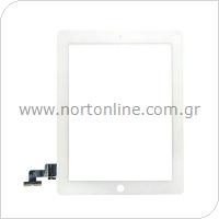 Touch Screen Apple iPad 2 Full Set με Home Button Λευκό (OEM)