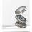 PC Case Ringke Slim Apple Watch Ultra 49mm Clear & Titanium Grey (2 pcs)