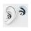 Silicon Earhooks with Case AhaStyle PT60 Apple Airpods 3 Black (3 pairs)