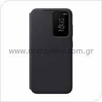 Θήκη Flip S-View Samsung EF-ZS916CBEG S916B Galaxy S23 Plus 5G Μαύρο