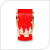 Christmas Lantern LED Forever Light FCL-10 Glass Red-Gold