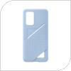 Θήκη Σιλικόνης με Card Slot Samsung EF-OA336TLEG A336B Galaxy A33 5G Μπλε