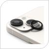 Tempered Glass Full Face Ringke Frame για Τζαμάκι Κάμερας Apple iPhone 15/ 15 Plus Μαύρο (2 τεμ)