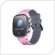 Smartwatch Forever Call Me 2 KW-60 για Παιδιά Ροζ