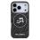 Θήκη Σιλικόνης Karl Lagerfeld Magsafe Apple iPhone 17 Pro Glitter Karl & Choupette Heads Μαύρο