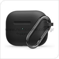 Silicon Case Spigen Fit Apple AirPods Pro with Hook Black