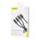USB 2.0 Cable Foneng XS07 3in1 USB A to micro USB & USB C & Lightning 3A 1.2m Black