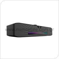 Multimedia Speaker Soundbar HP DHS-4200 6W Bluetooth/3.5mm with LED Light Black