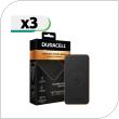 Φορτιστής Ανάγκης Duracell Magnetic Core 10 PD 25W 10000mAh Μαύρο (3 τεμ.)