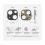 Tempered Glass Full Face Ringke Styling for Camera Lens Apple iPhone 13/ 13 mini Black (1 pc.)