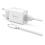 Travel Charger Devia M4-05200A1-VDE with Single USB 2A & USB C Cable EC082 1m Smart White