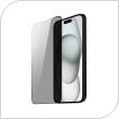 Tempered Glass Full Face Privacy Dux Ducis Apple iPhone 15 Black (1 pc)