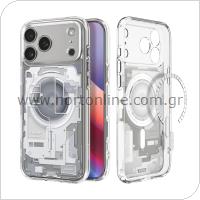 Θήκη TPU & PC Spigen Ultra Hybrid Mag Magsafe Apple iPhone 17 Pro Zero One Λευκό