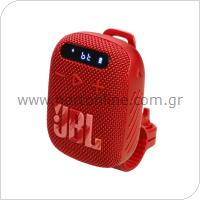 Portable Bluetooth Speaker JBL Wind 3 Waterproof With Radio 5W Red