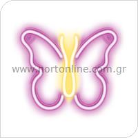 Neon LED Neolia NNE03 BUTTERFLY (USB & On/Off) Pink - Yellow
