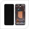 LCD with Touch Screen & Front Cover Samsung S711B Galaxy S23 FE Graphite (Original)