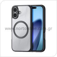 Θήκη TPU & PC Dux Ducis Aimo Magnetic MagSafe με Stand Apple iPhone 17 Μαύρο
