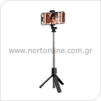 Ασύρματο Selfie Stick & Τρίποδο XO SS09 Μαύρο