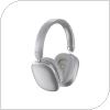 Wireless Stereo Headphones Devia ANC EM035 EarBass Pro2 Silver